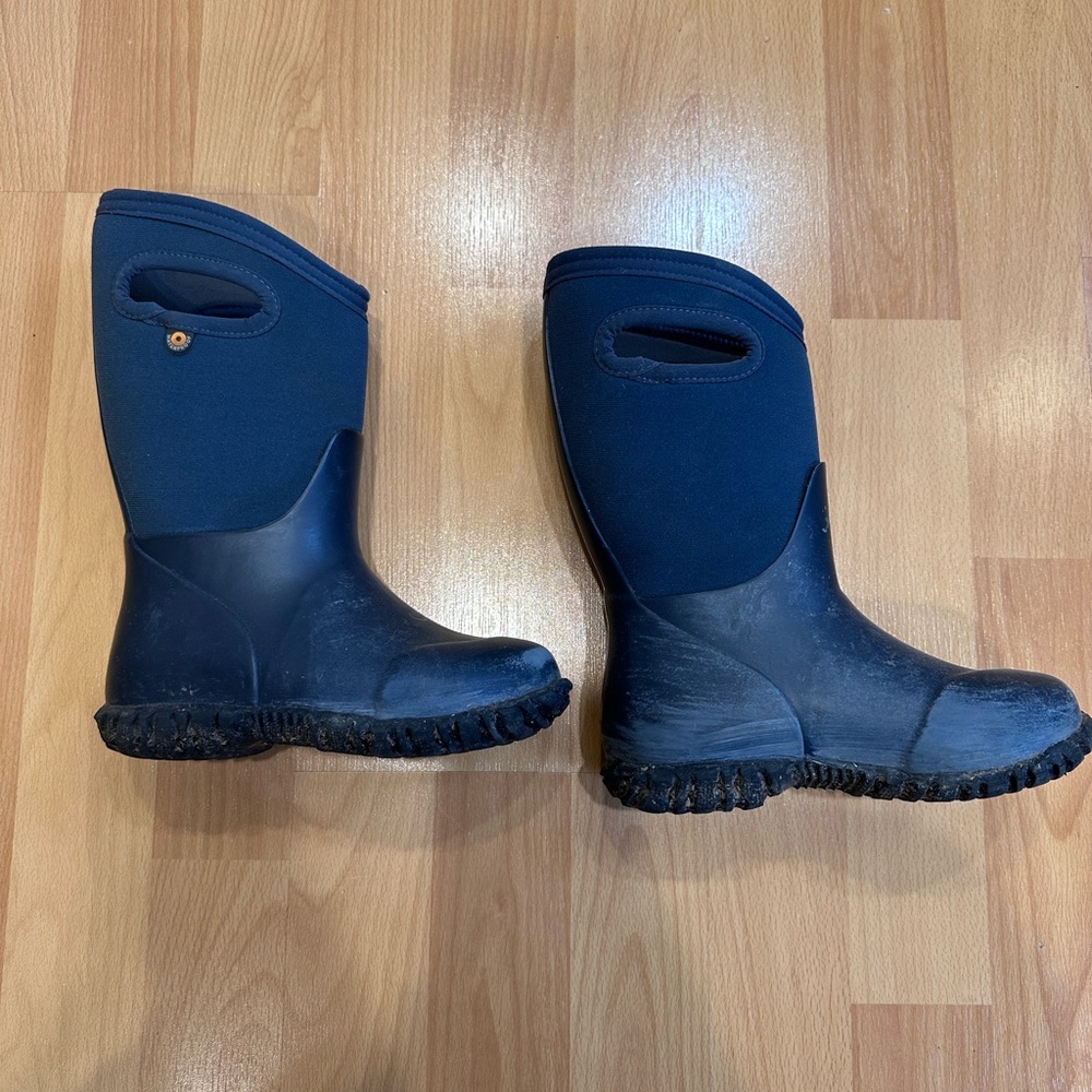 Bogs York Navy Blue Waterproof Rain / Snow /Mud Boots